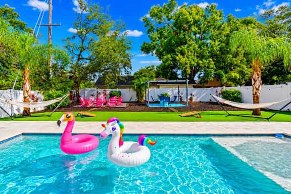 Tampa Backyard Oasis | Pool • Golf • Glam Room - Image 1